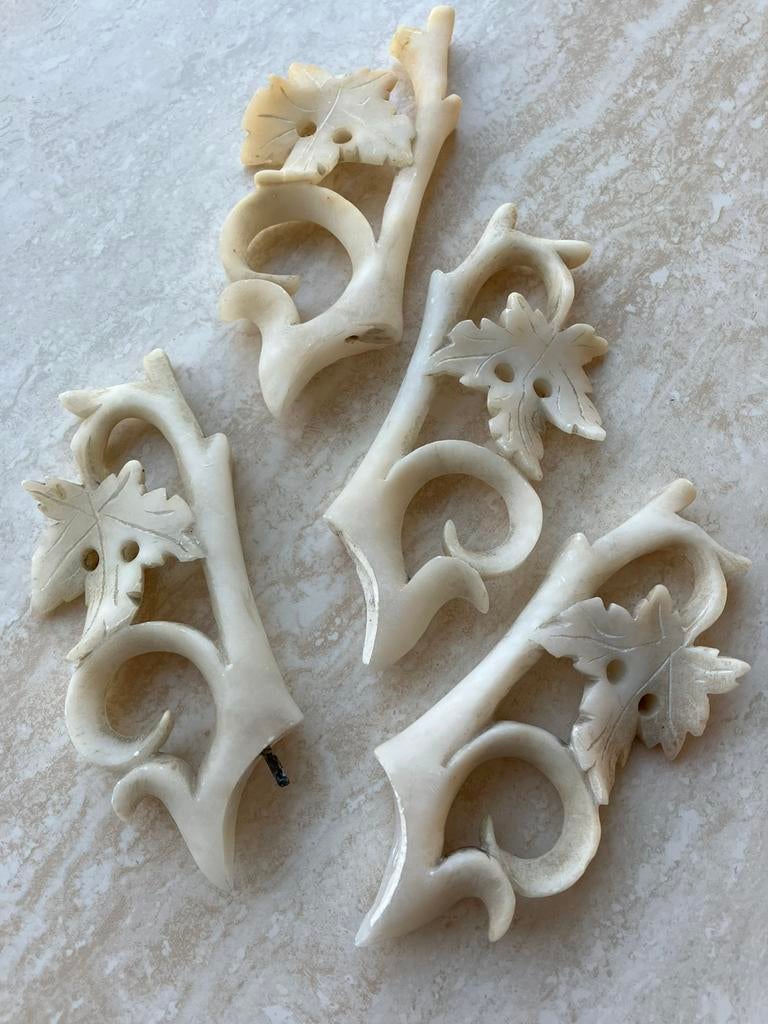 Lot 4 Decoratiestuks marmer/albast., Ophalen of Verzenden, Zo goed als nieuw