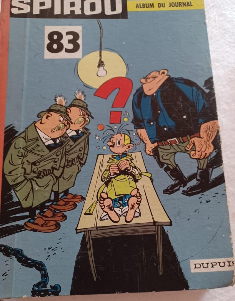 Album Spirou 83, Enlèvement ou Envoi, Utilisé