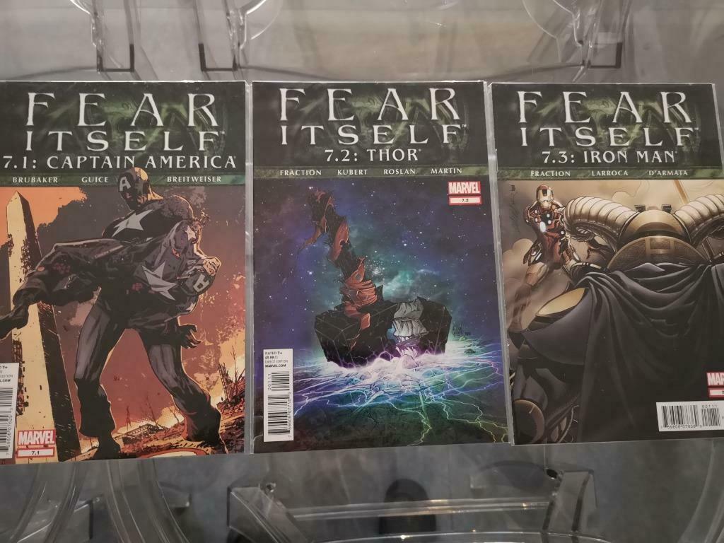 Vrees zelf #7.1-7.3 (Captain America, Thor, Iron Man), Meerdere comics, Ophalen of Verzenden, Nieuw