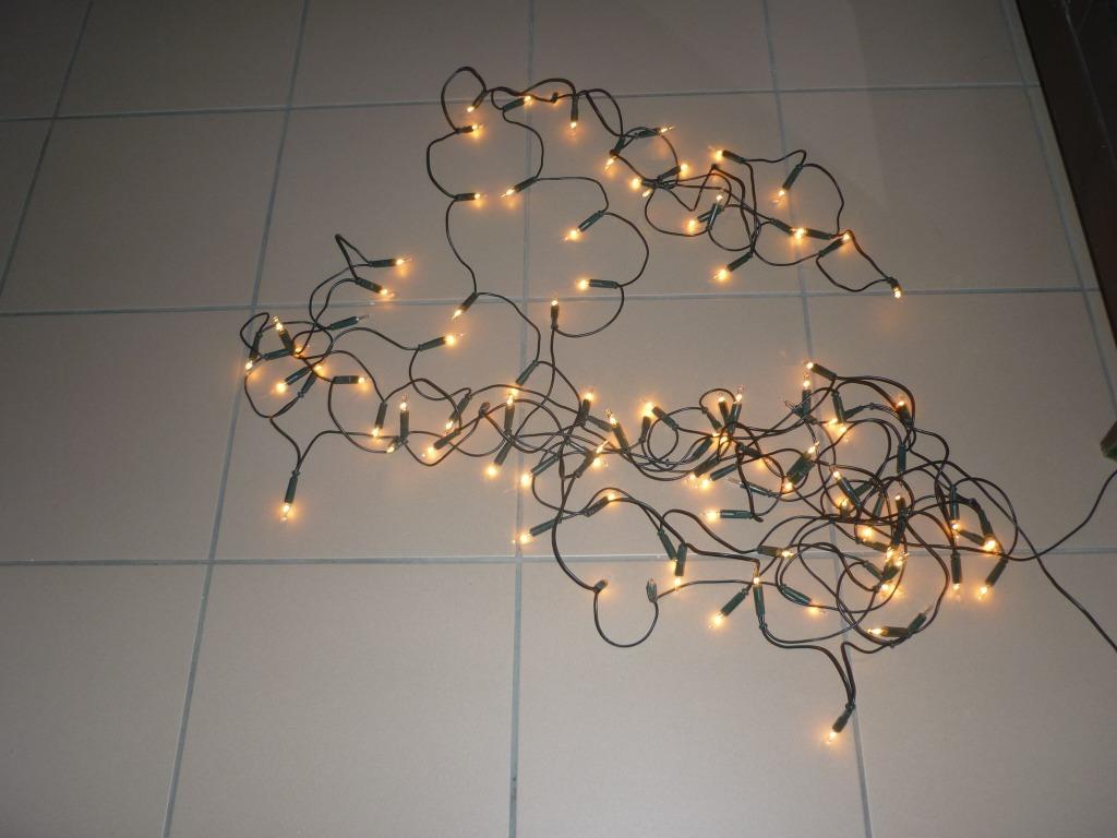 lampes de Noël, Enlèvement, Utilisé