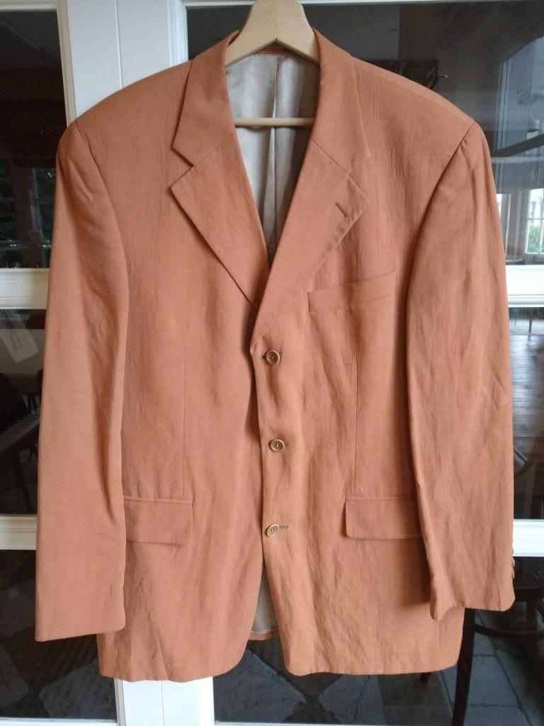 Veston VAN GILS T.50, en LIN rouille - Achat 230€ - NEUF, Kleding | Heren, Kostuums en vesten, Overige kleuren, Maat 48/50 (M)