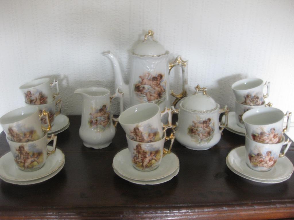 service a café ancien 10 tasses, Enlèvement