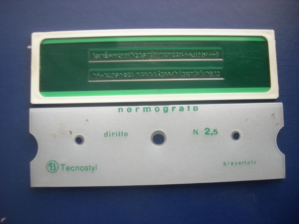 Normographe 2,5mm, Envoi, Neuf, Autres types
