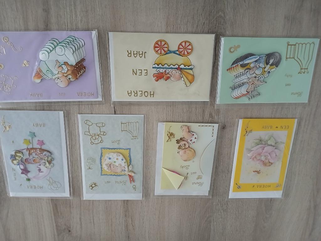 Set de 7 cartes de vœux avec couverture (bébé) (set 6), Enlèvement ou Envoi, Neuf