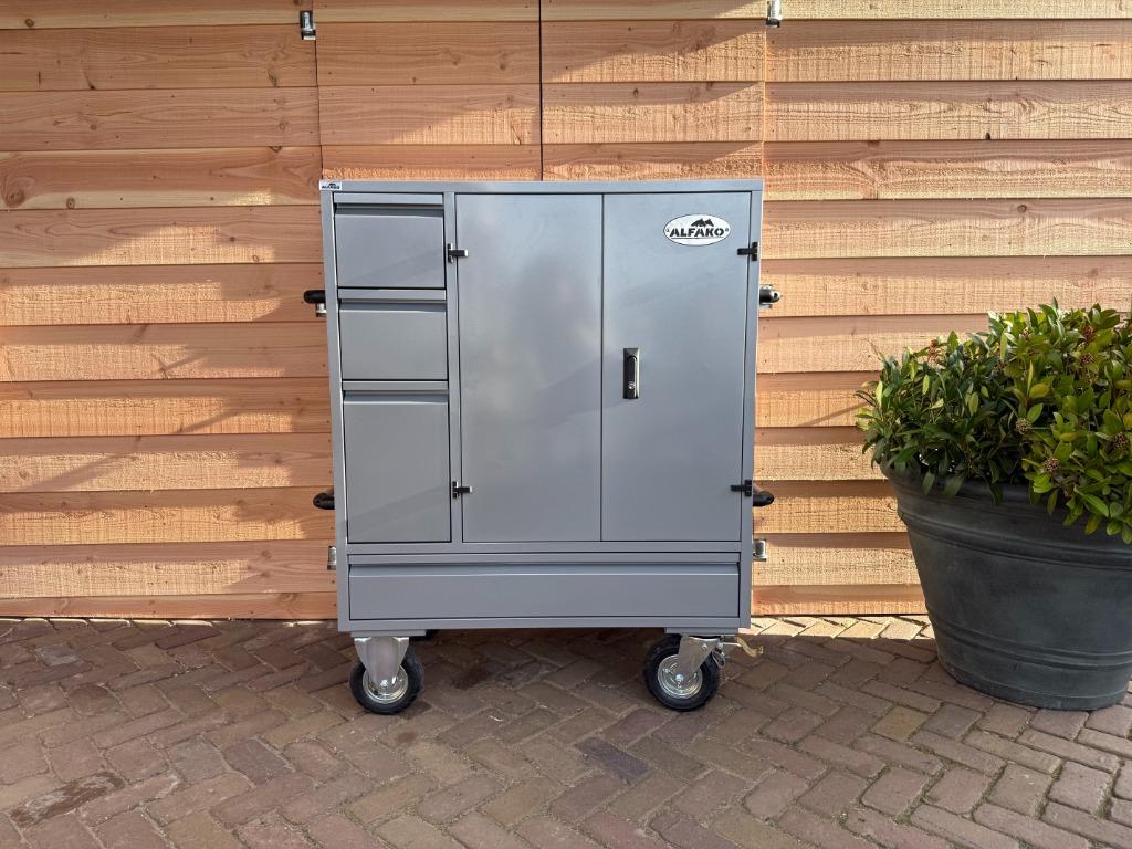 MIDI 200 ZILVER saddle box Alfako Concourskast | zadelkast, Enlèvement, Neuf, Autres espèces