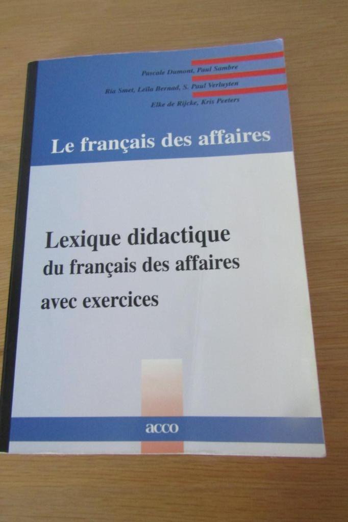 Lexique didactique du français des affaires, Boeken, Taal | Frans, Gelezen, Ophalen of Verzenden