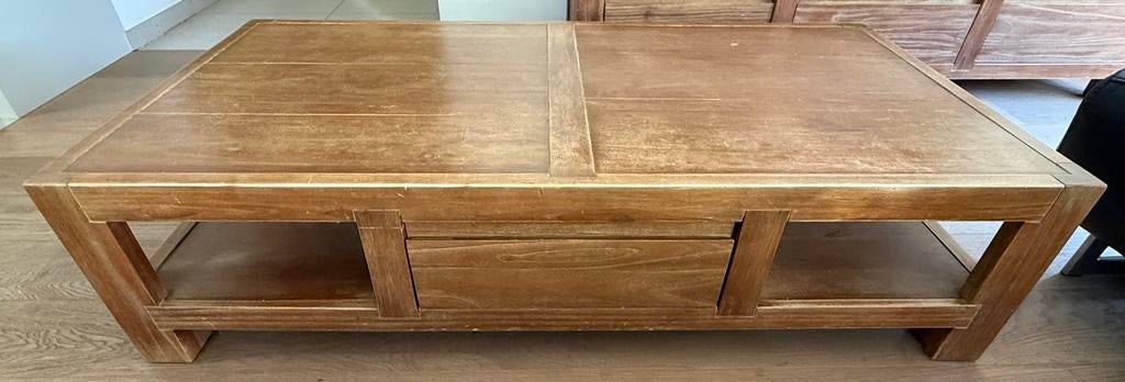 Henders & Hazel TV-meubel + salontafel – €100, Huis en Inrichting, Tafels | Salontafels, Gebruikt, Ophalen