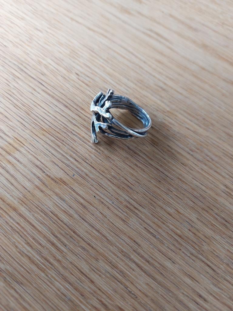 Nico taeymans zilveren ring, Ophalen of Verzenden, Zo goed als nieuw