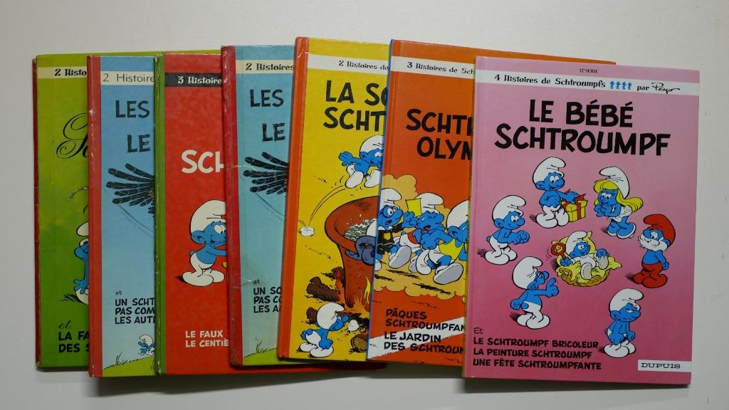 BD Les Schtroumpfs 3 La Sch 4 Oeuf  5 Cracoucas 10 - 11 - 12, Livres, Enlèvement ou Envoi