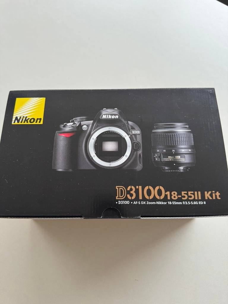 Nikon D3100 18-55II KIT (incl. Nikkor Lens) - BOXFRESH, Audio, Tv en Foto, Fotocamera's Digitaal, Ophalen, Nieuw, Spiegelreflex