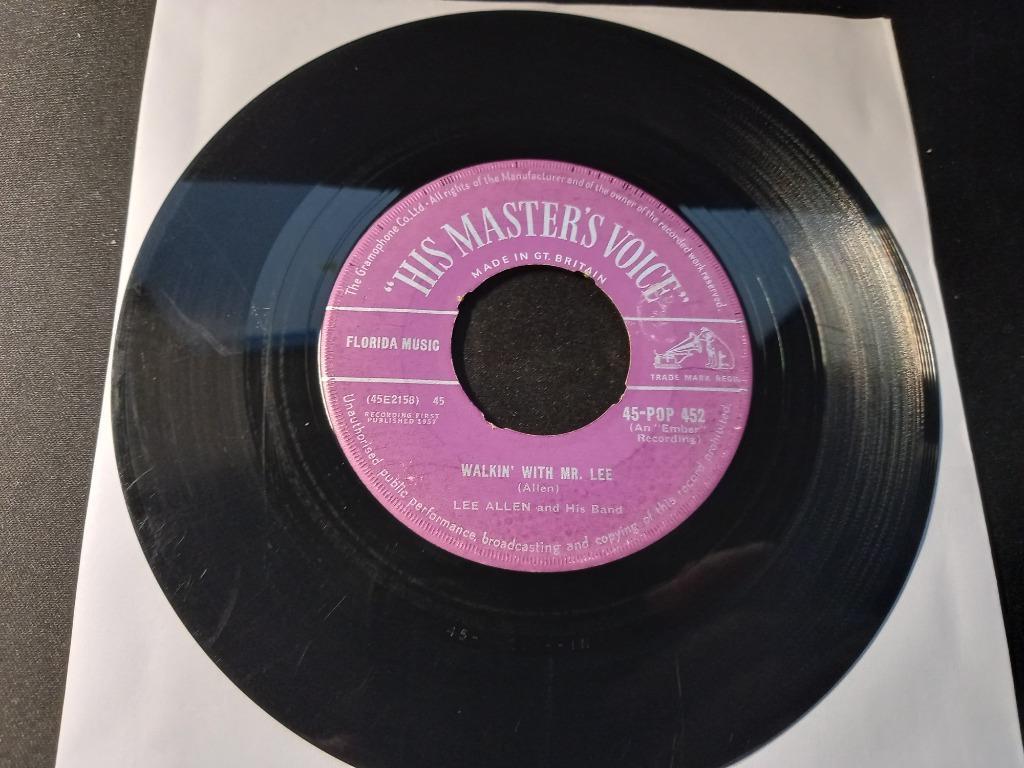 Lee Allen And His Band ‎– Walkin' With Mr. Lee '7 (1958), Ophalen of Verzenden, Gebruikt, R&B en Soul