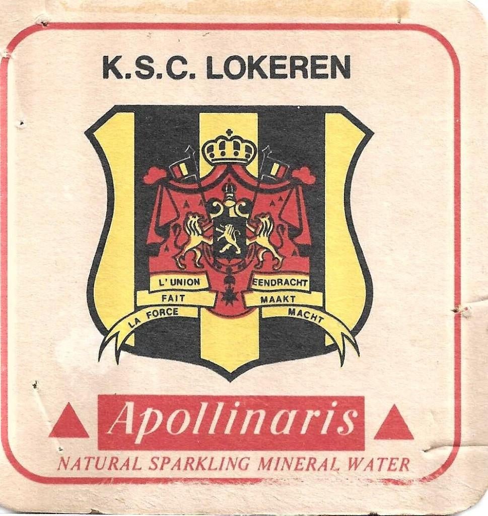 OUD bierviltje K.S.C LOKEREN, Verzamelen, Ophalen of Verzenden, Gebruikt, Overige merken