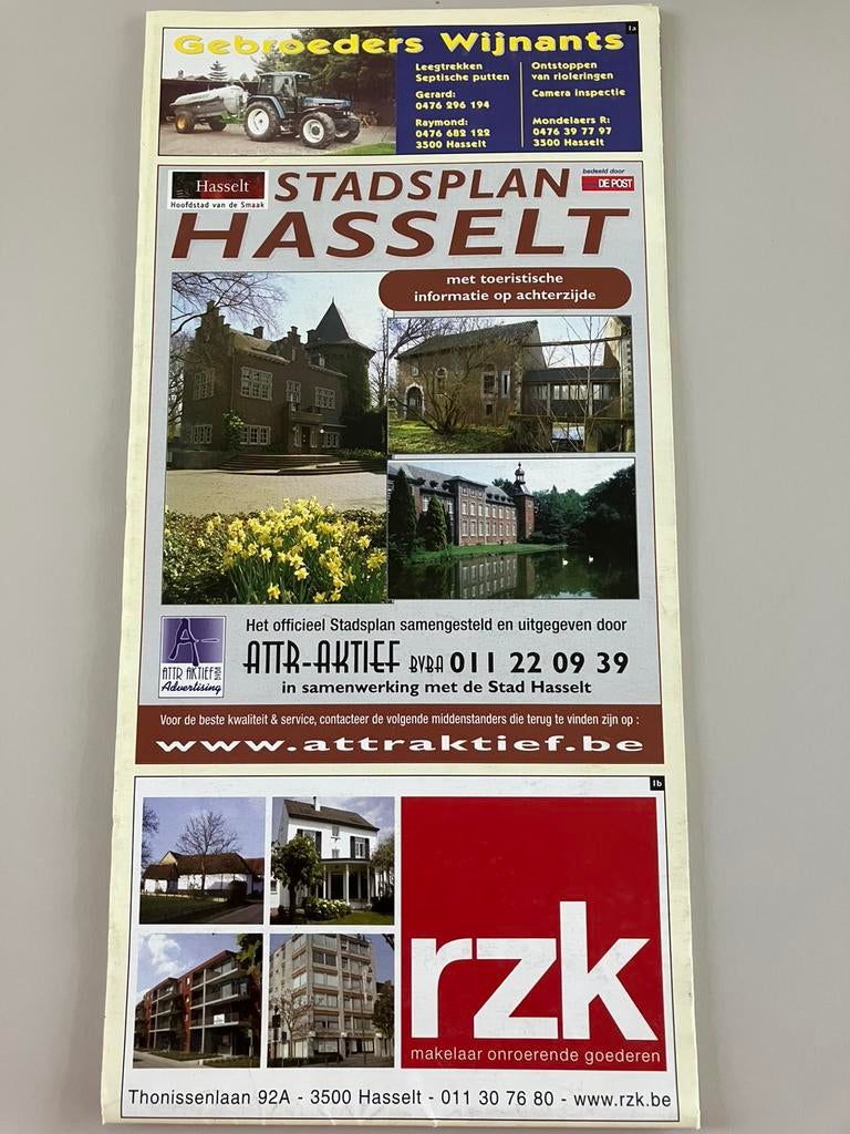 Stratenplan HASSELT., Boeken, Ophalen of Verzenden