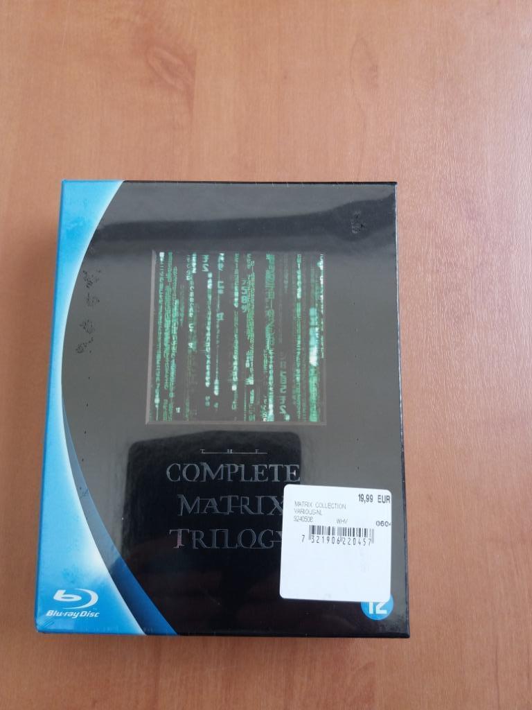 THE MATRIX TRILOGY Blu-ray NIEUW met uren bonusmateriaal, Ophalen, Spaans, Spaans, Science Fiction en Fantasy