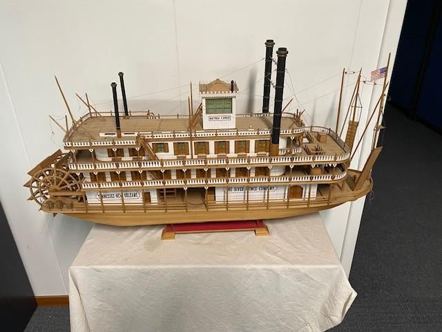 modelbouw boot Netchez to New Orleans 1870-1920, Hobby en Vrije tijd, Ophalen, Gebruikt