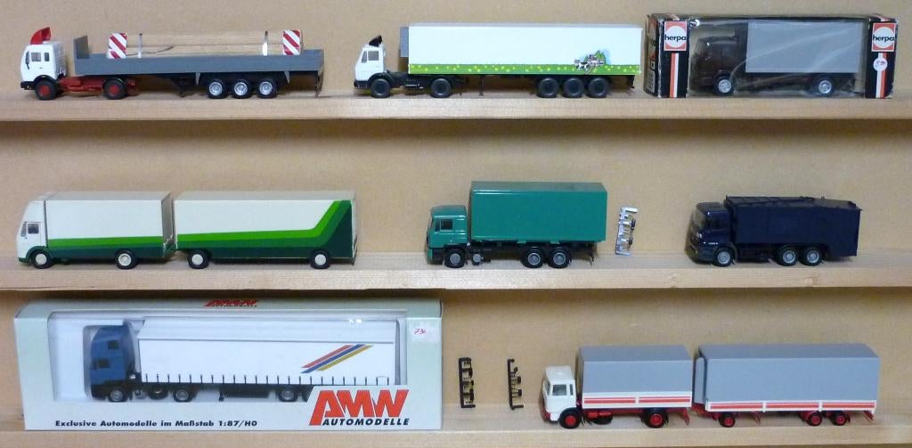 Camions neutres   1/87   HO, Autres marques, Enlèvement ou Envoi, Comme neuf, Autres types