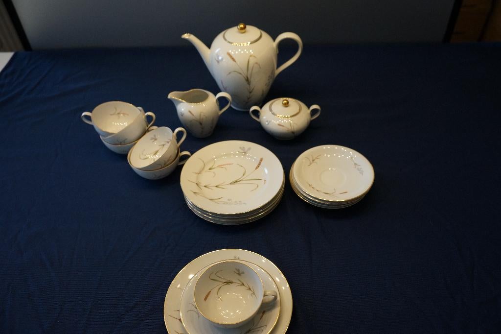 Servies Vintage Zeh Scherzer Bavaria – "Golden Harvest", Antiek en Kunst, Ophalen of Verzenden