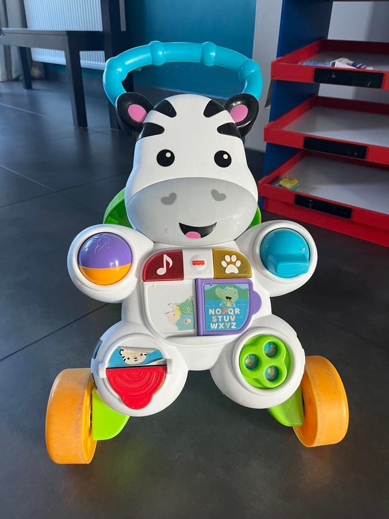 Fisher Price loopwagentje met muziek, Ophalen, Zo goed als nieuw