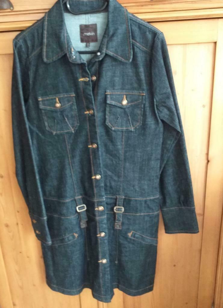 jeansjas Melvin, Kleding | Dames, Verzenden, Nieuw, Maat 42/44 (L), Blauw