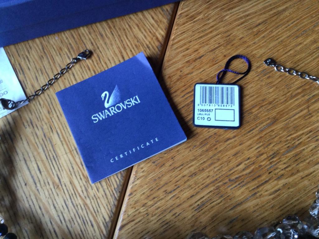Swarovski crystal ketting, Enlèvement, Comme neuf, Bijou ou Montre