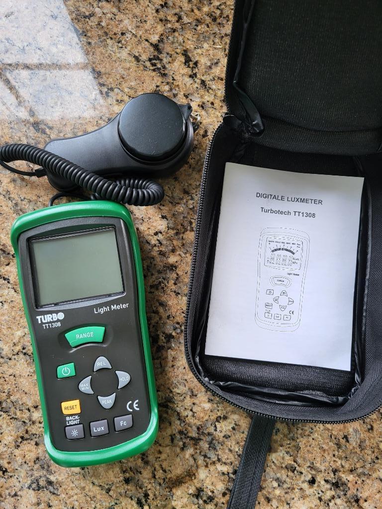 Turbotech TT1308 lichtmeter, Enlèvement, Comme neuf