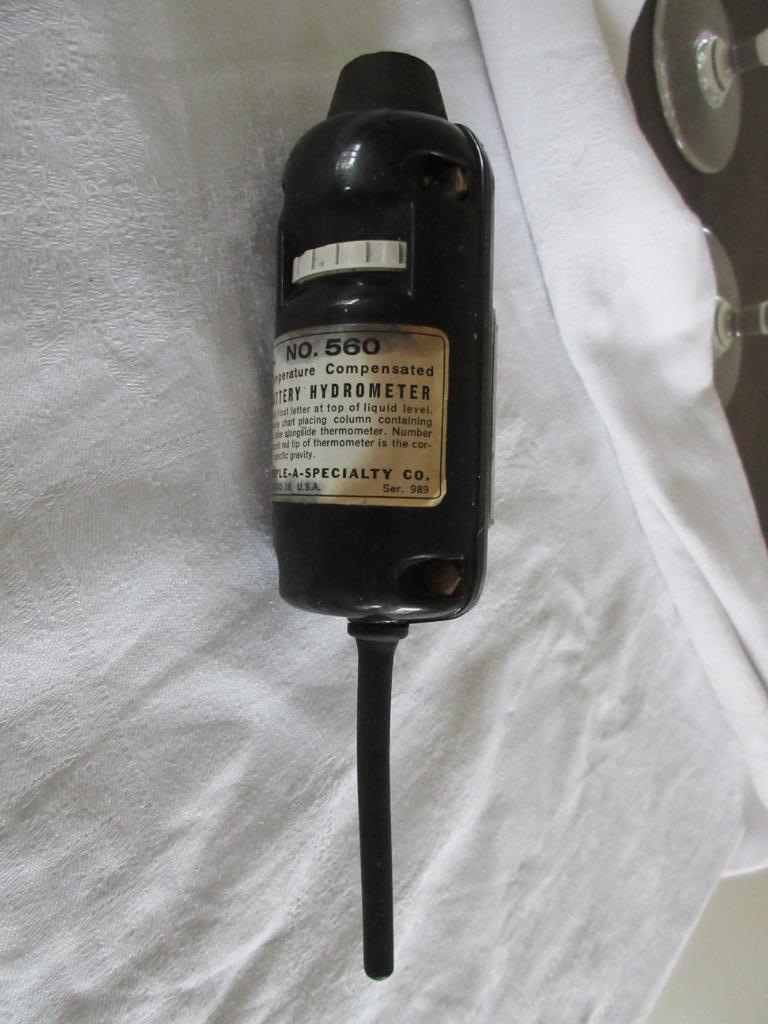 Battery Hydrometer n 560 hydrometer voor batterij vintage, Ophalen