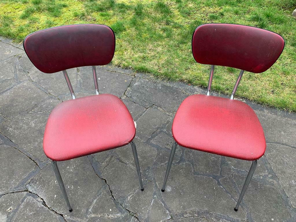 2 stevige stoelen, Huis en Inrichting, Stoelen, Ophalen, Gebruikt, Twee, Hout