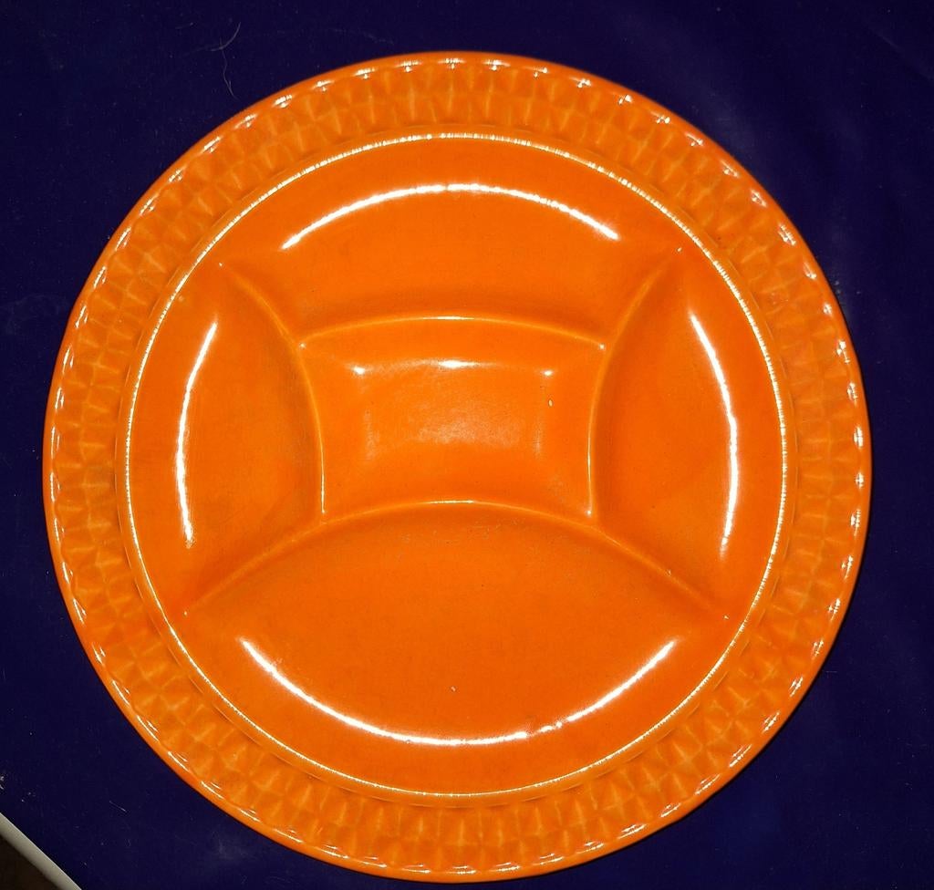 6 assiettes Vintage à fondue, Utilisé, Assiettes(s)