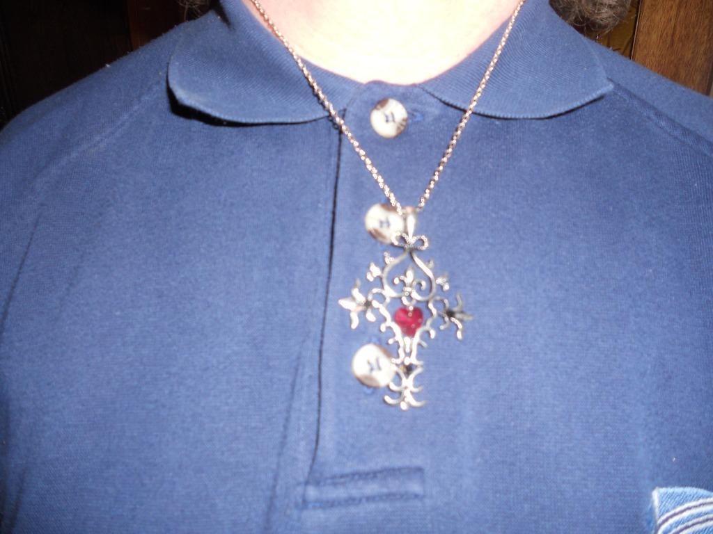 nieuw ketting met kruisje, Antiek en Kunst, Antiek | Religieuze voorwerpen, Ophalen of Verzenden
