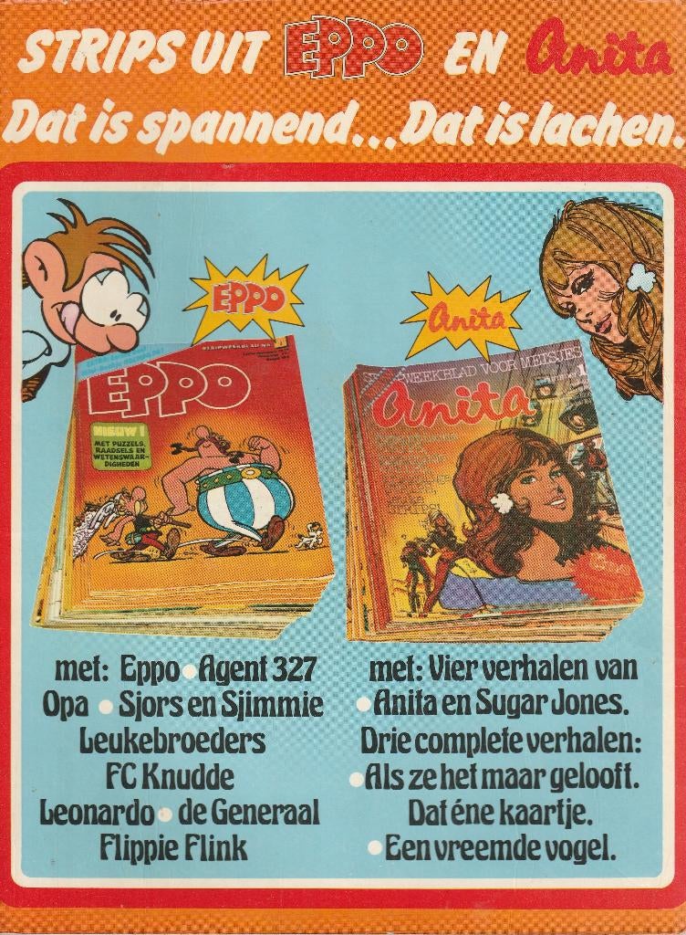 Strips uit Eppo en Anita Dat is spannend...Dat is lachen., Eén stripboek, Ophalen of Verzenden, Gelezen