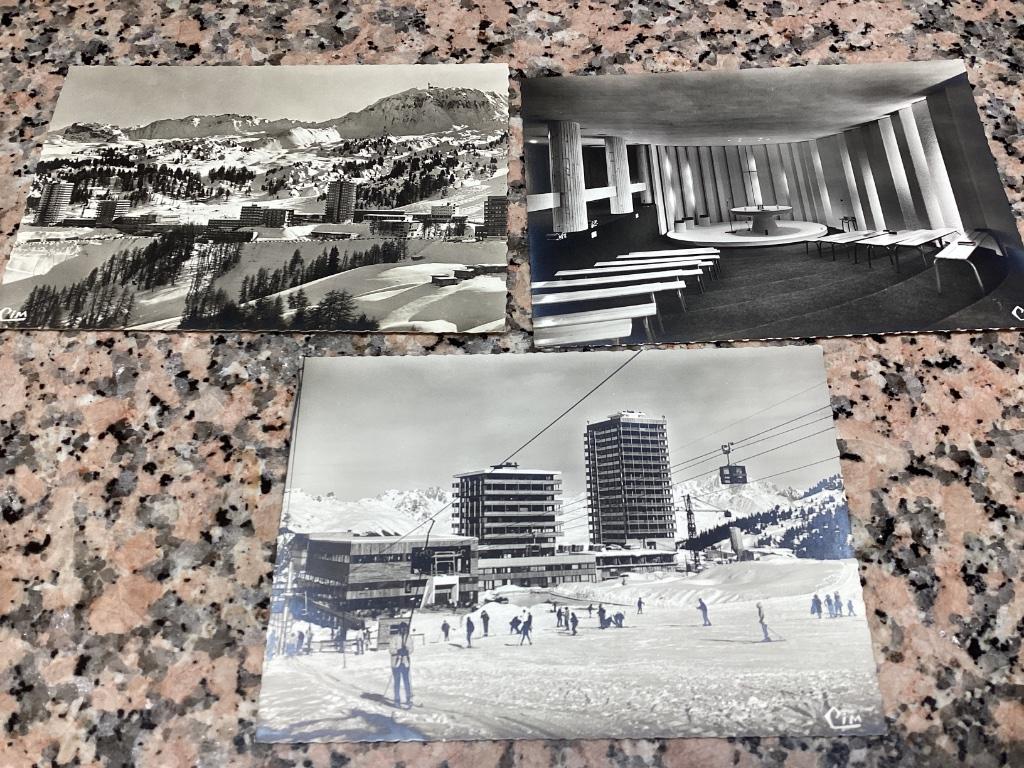 Lot 3 postkaarten CP LA PLAGNE (Savoie), Enlèvement ou Envoi, 1960 à 1980, Non affranchie, France