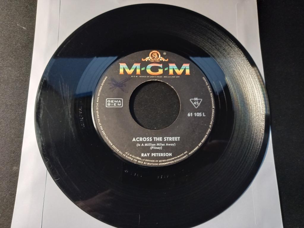 Ray Peterson ‎– Across The Street / When I Stop Dreaming '7, Ophalen of Verzenden, Gebruikt, Pop