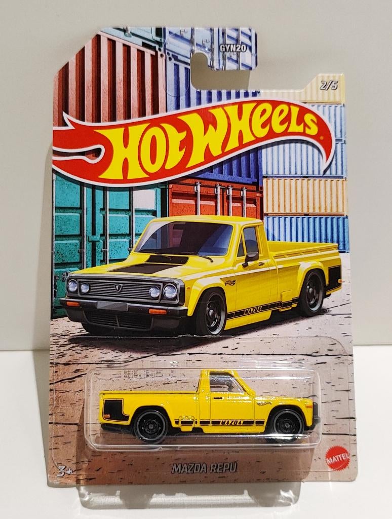 Hot Wheels Mazda Repu PickUp Serie Geel (2020), Hobby en Vrije tijd, Ophalen of Verzenden