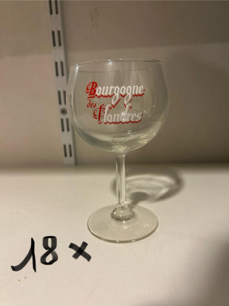 Bourgogne des Flandres glazen, Verzamelen, Ophalen, Zo goed als nieuw