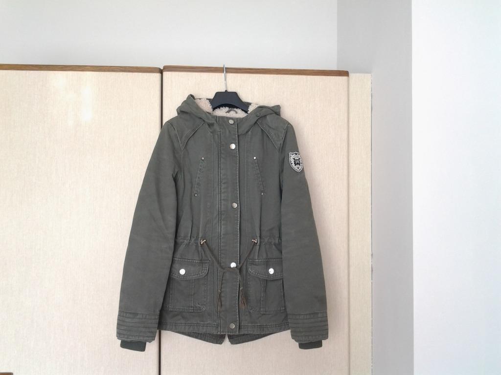 Kakigroene parka - Dames, Kleding | Dames, Ophalen of Verzenden, Zo goed als nieuw, Pimkie, Maat 36 (S)