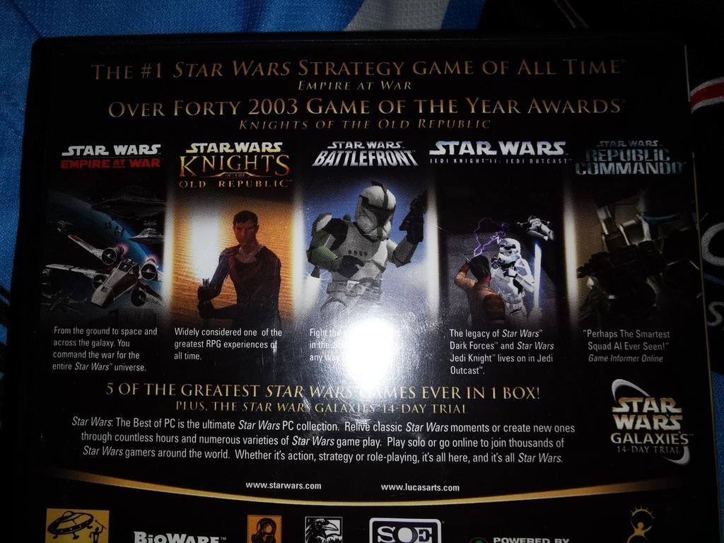 star wars pc cd ROM the best off 5 van de best spelen ooit, Verzamelen, Ophalen of Verzenden, Zo goed als nieuw, Spel