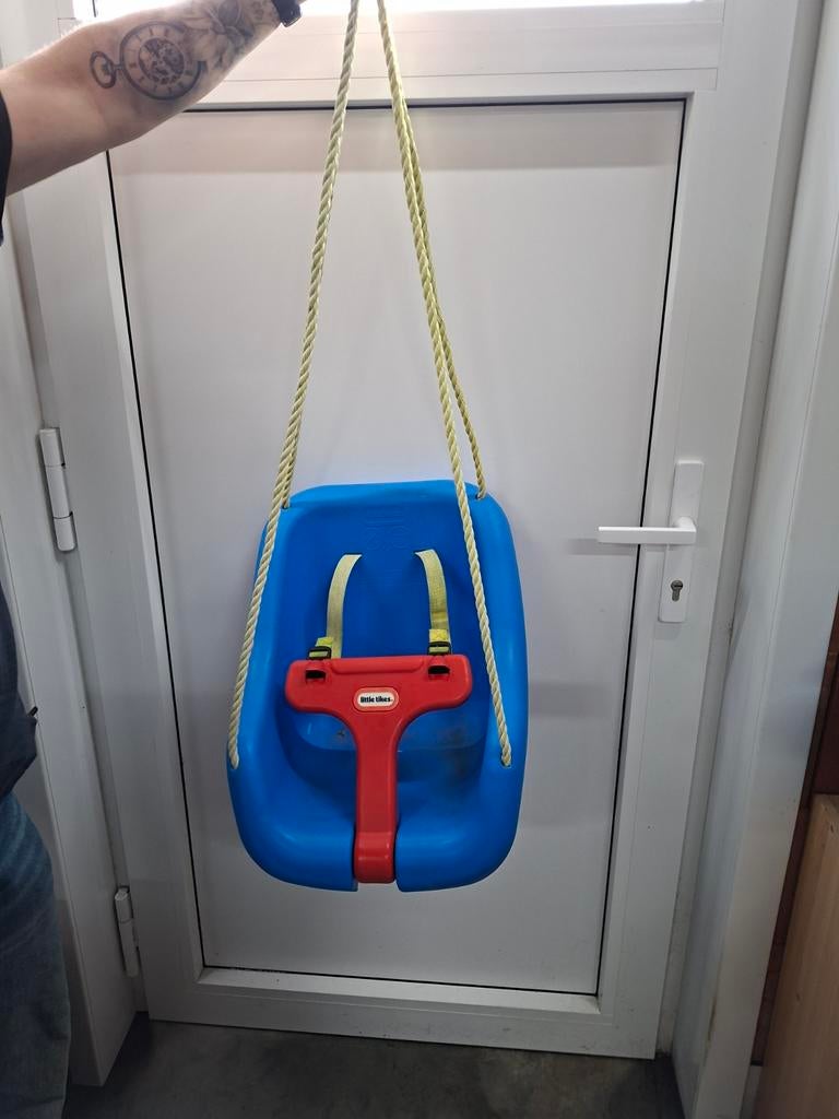 Schommelstoel 2-in-1 blauw

33, Ophalen