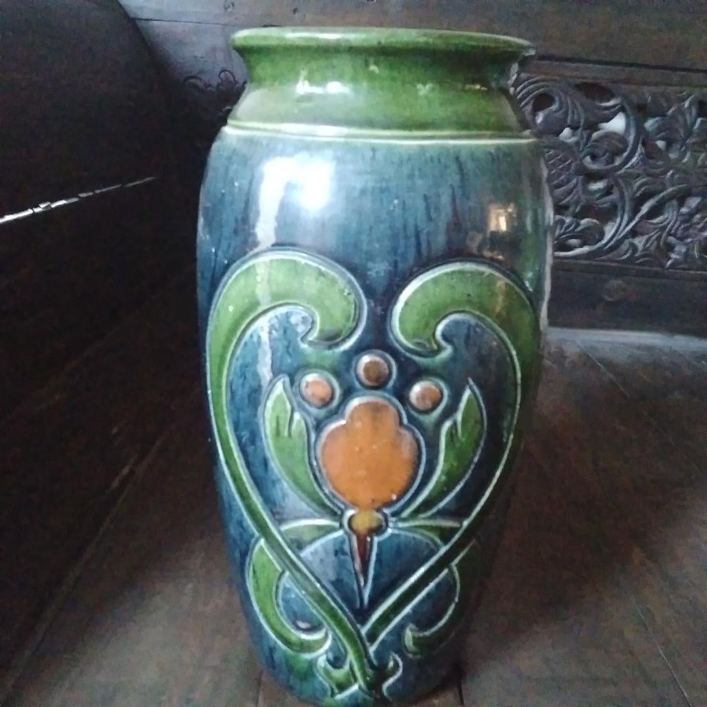 Vase en poterie Torhout art  nouveau, Envoi