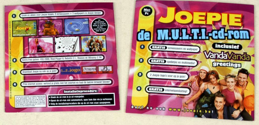 Joepie de MULTI cd-rom, Enlèvement ou Envoi, Utilisé