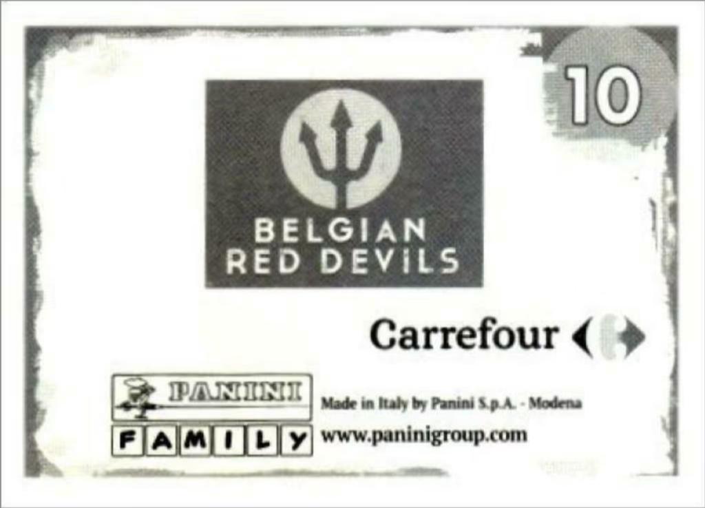 Belgian Red Devils Panini, Ophalen of Verzenden, Zo goed als nieuw, Sport