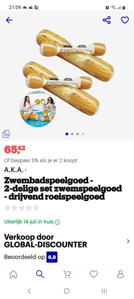 speelgoed voor zwembad, Ophalen