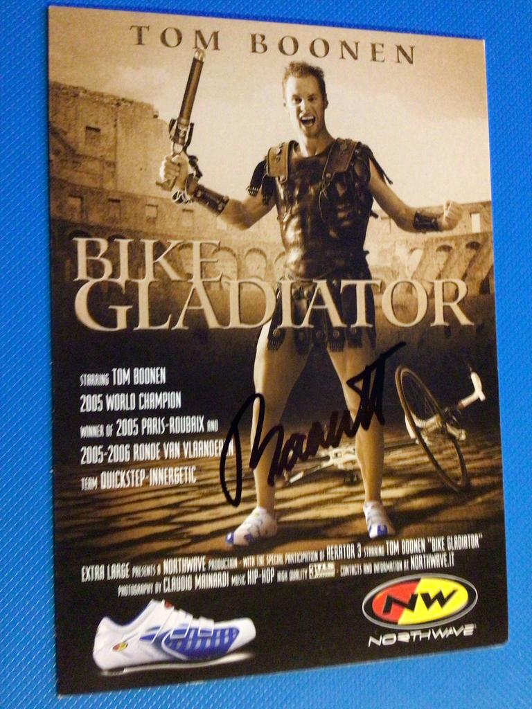 wielerkaart  2007 nortwave  tom boonen  signe, Verzenden, Zo goed als nieuw