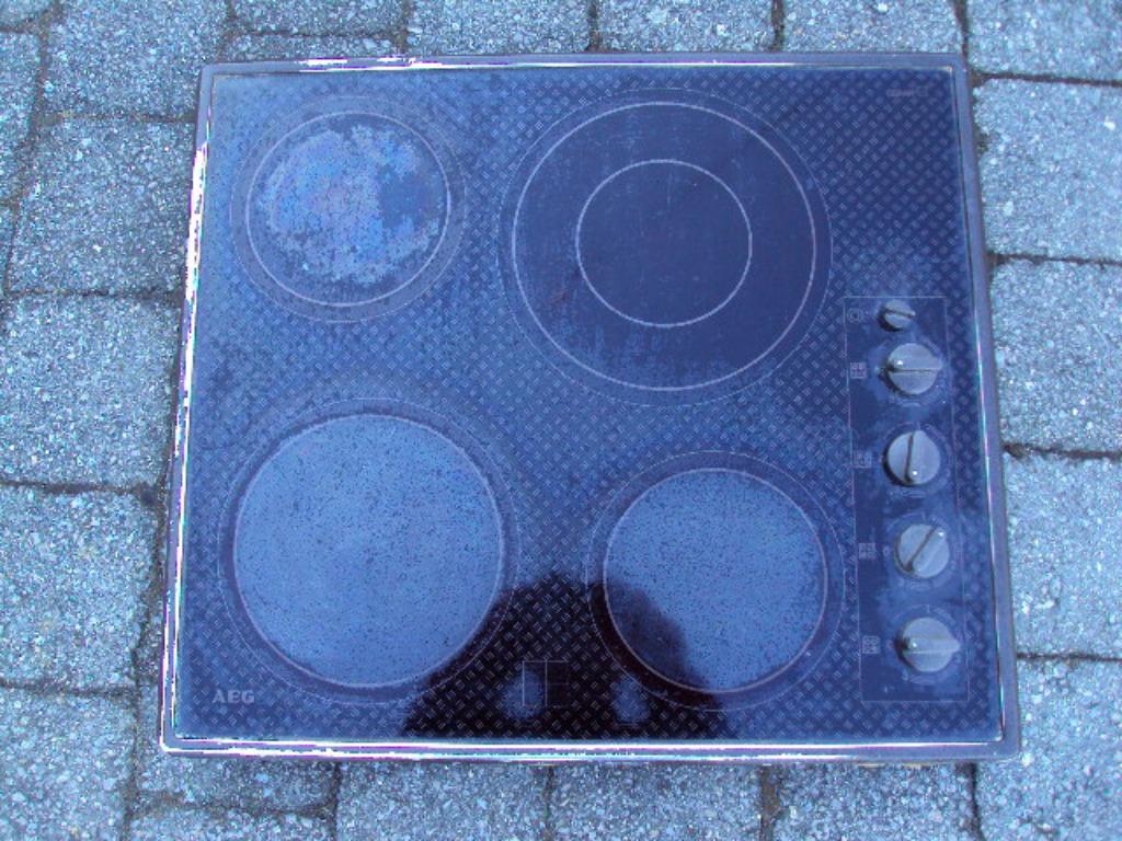 elektrisch keramisch fornuis, Ophalen, Gebruikt, Minder dan 85 cm, 4 kookzones