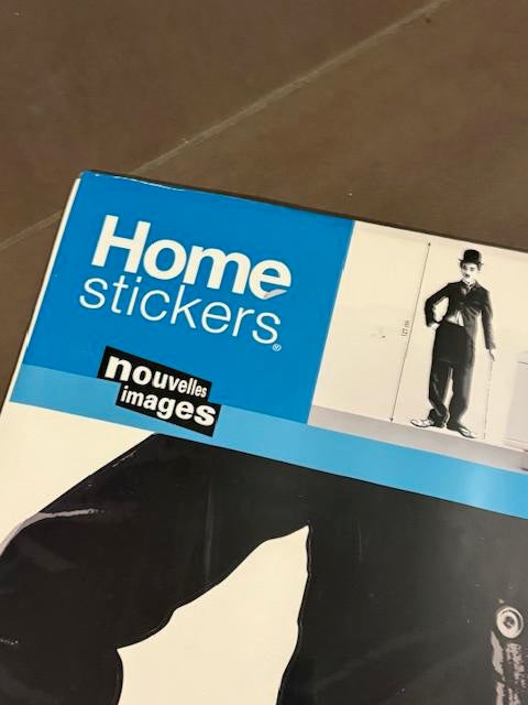 Home sticker Charlie Chaplin, Huis en Inrichting, Ophalen, Minder dan 50 cm, Oorspronkelijke maker, Nieuw