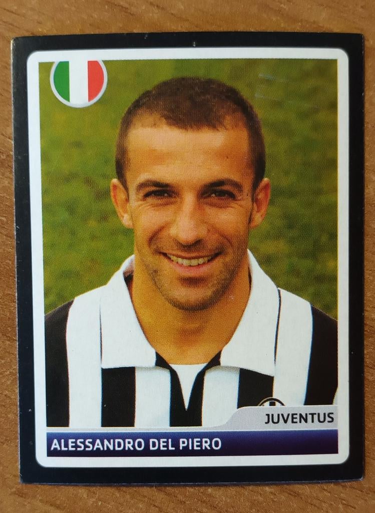 PANINI ALESSANDRO DE PIERO JUVENTUS 2006-2007, Verzamelen, Ophalen of Verzenden
