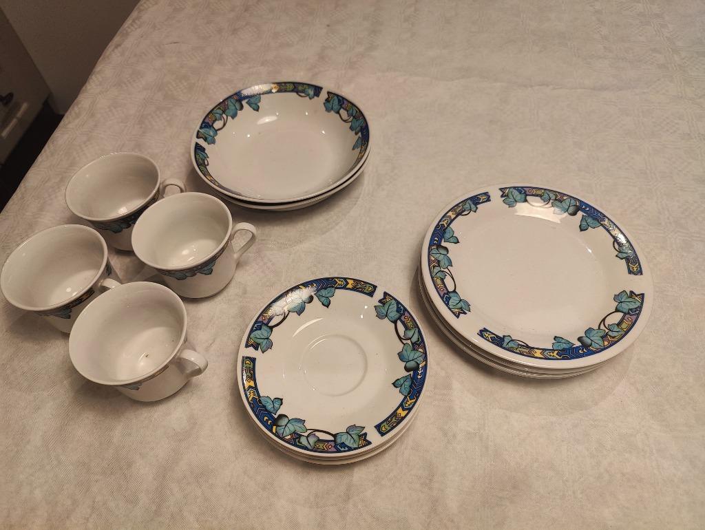 Chinees servies bloemmotief, Ophalen of Verzenden