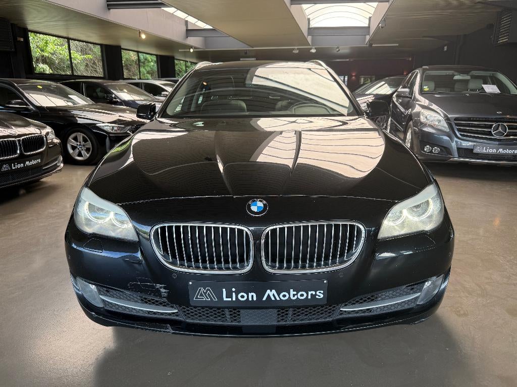 BMW 520 DAS 184 PK*XENON*PANO*GR NAVI*LEDER*VERWARM*MEMORY, Automaat, Euro 5, Achterwielaandrijving, 1995 cc
