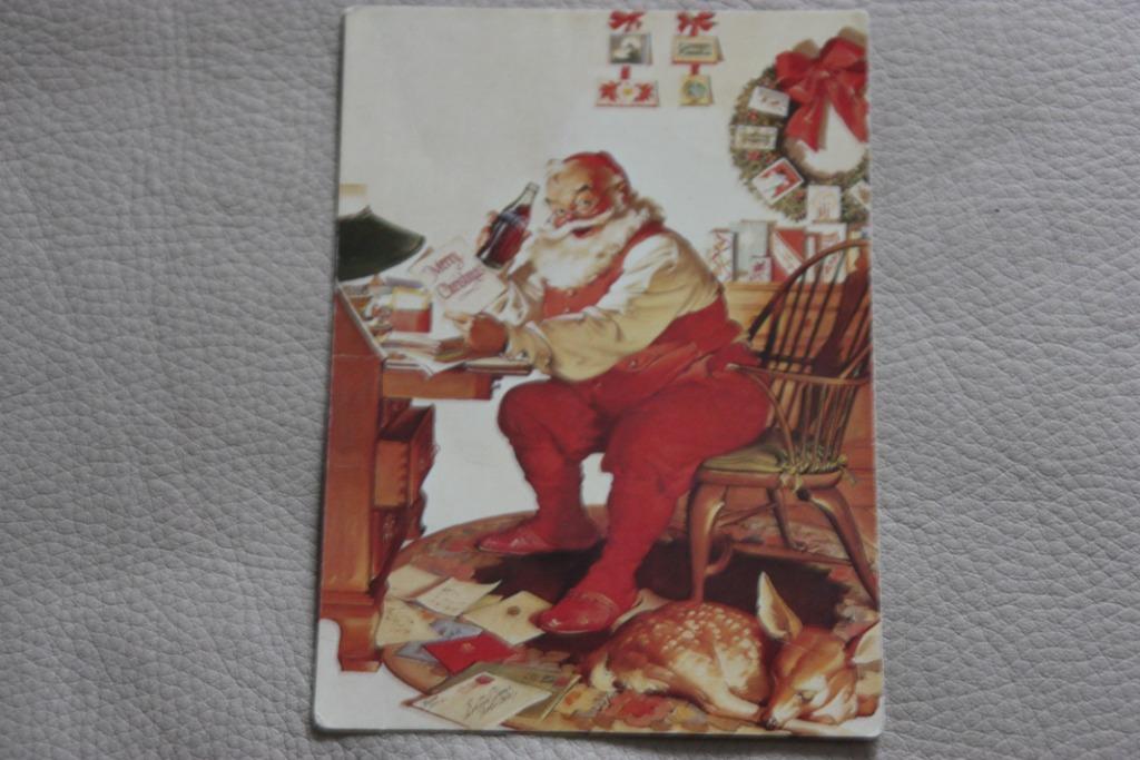 Kerstman “Coca-cola”  –  Postkaart, Verzamelen, Ophalen of Verzenden, 1980 tot heden, Overige onderwerpen, Prent