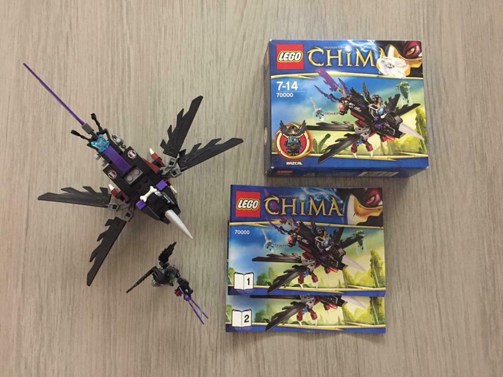 Lego Chima Razcal's Glider - 70000, Enlèvement ou Envoi, Comme neuf, Ensemble complet, Lego