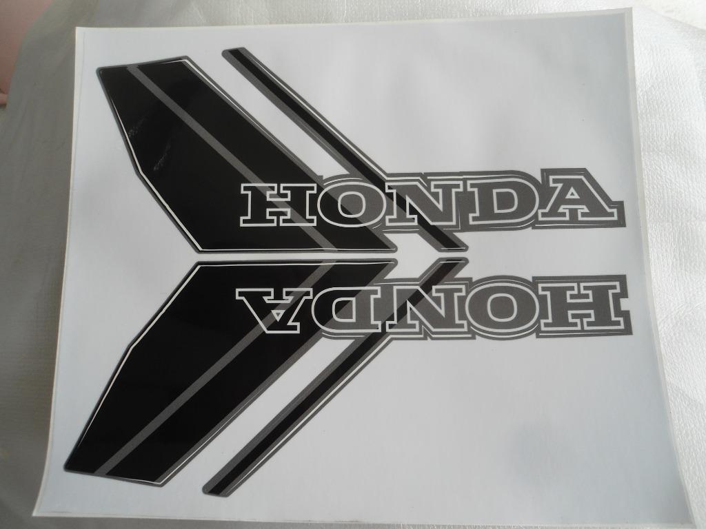 Honda Camino : autocollants noir - gris - blanc, Enlèvement, Neuf, Réservoir, Honda Camino